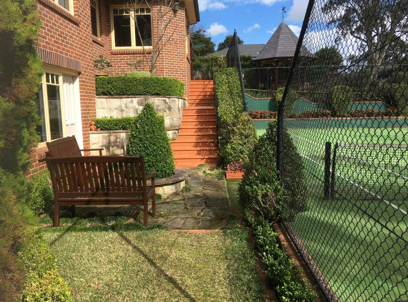 Tennis court in Pymble